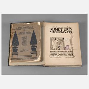 Zwei Einrichtungsbücher Jugendstil