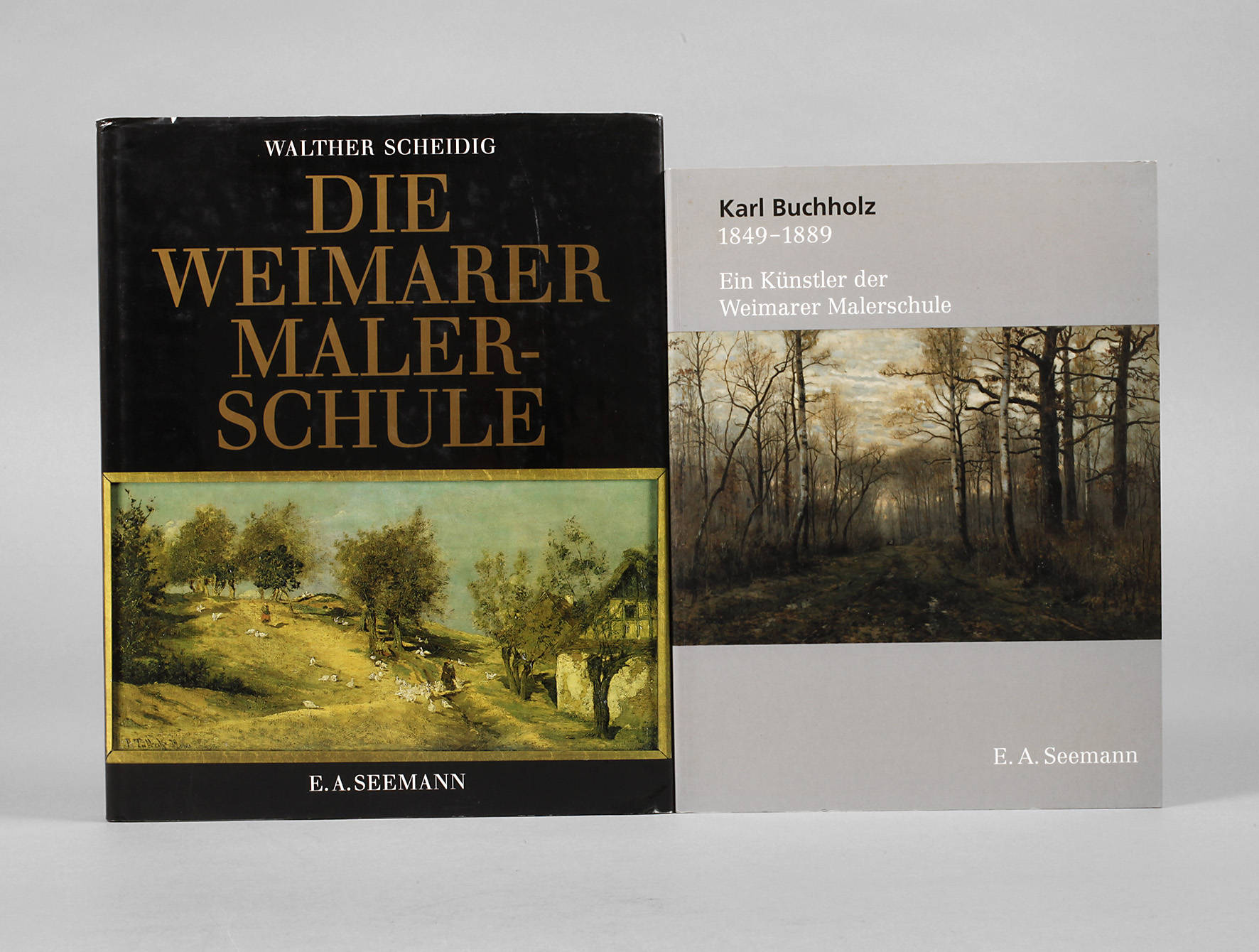 Zwei Fachbücher Weimarer Malerschule