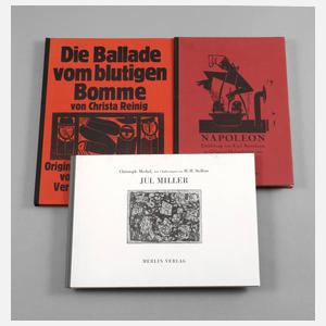 Drei Künstlerbücher Grimm/Steffens/Meckel