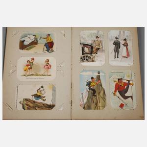 Ansichtskartenalbum Kitschkarten