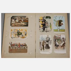 Ansichtskartenalbum Kitschkarten