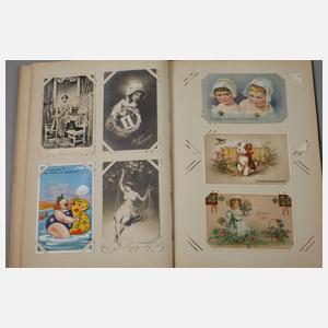 Ansichtskartenalbum Kitschkarten