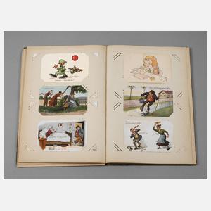 Ansichtskartenalbum Kitschkarten