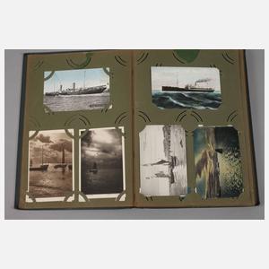 Ansichtskartenalbum Schiffe