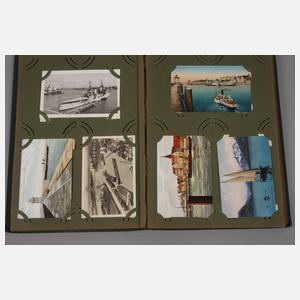 Ansichtskartenalbum Schiffe