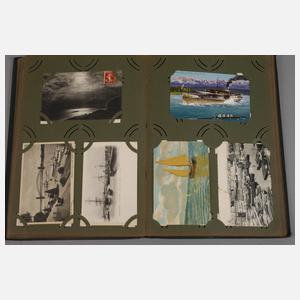 Ansichtskartenalbum Schiffe