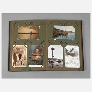 Ansichtskartenalbum Schiffe