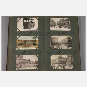 Ansichtskartenalbum Straßenbahnen