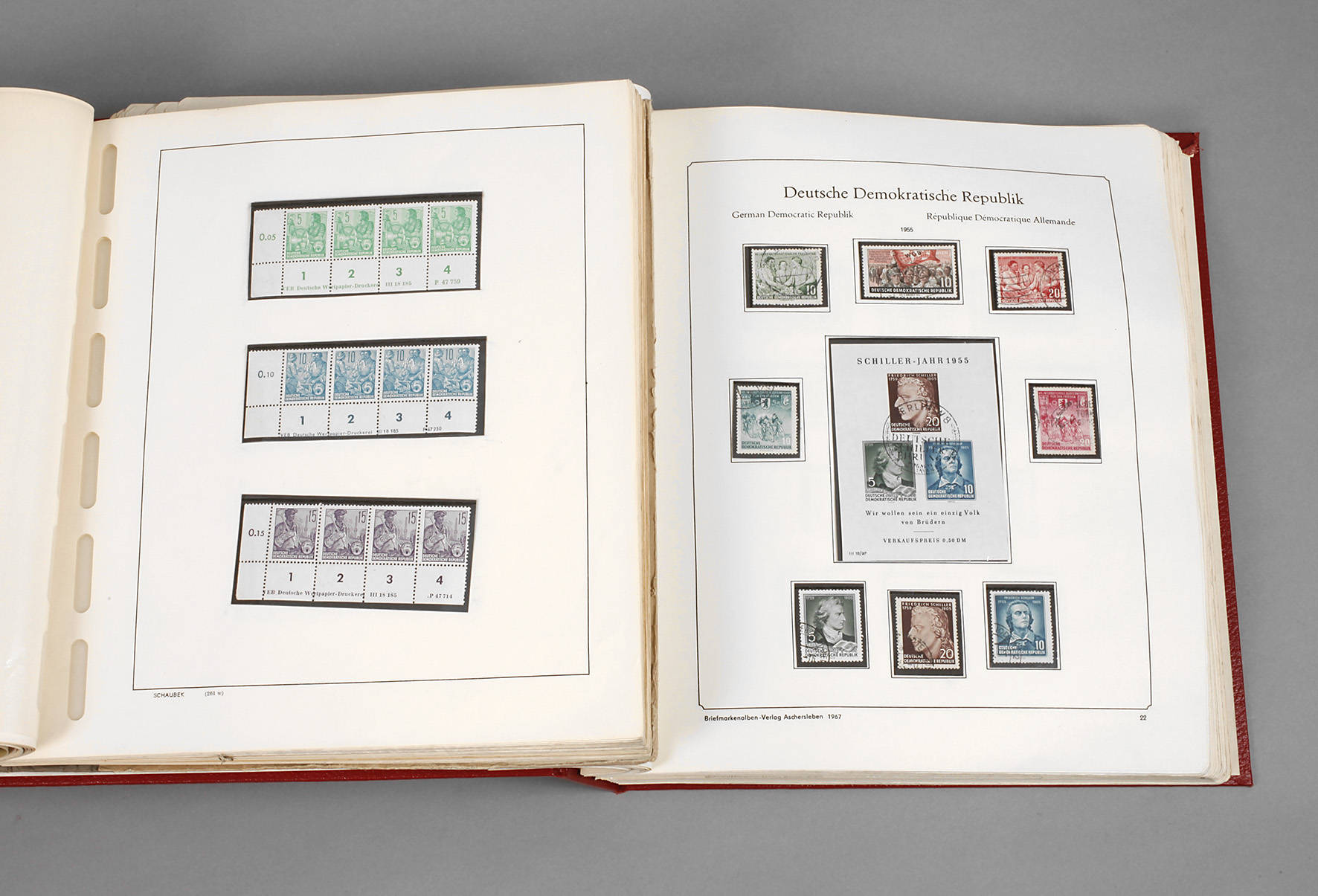 Briefmarken DDR 1949–75 GS und DV