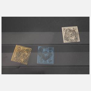 Briefmarken und Belege AD, DR mit GS Japan