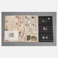 Briefmarken und Belege AD, DR mit GS Japan111