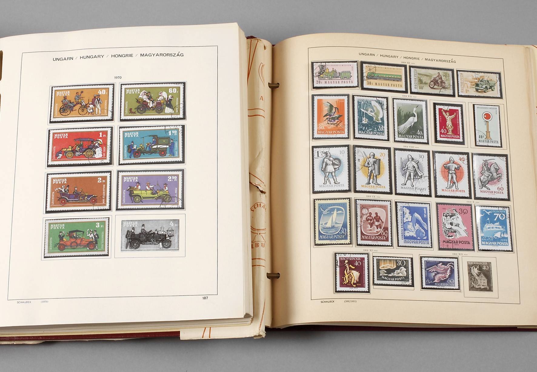 Briefmarken Ungarn 1870–1975