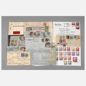 Briefmarken/Belege DR bis Übersee Zeppelin