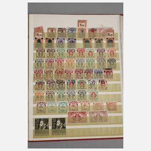 Briefmarkenalbum DR, Bayern, Württemberg und Belege