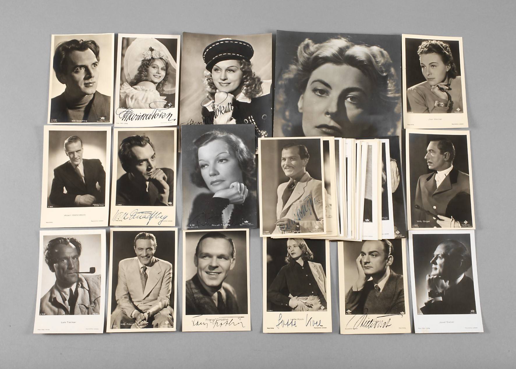 Konvolut Autogrammkarten