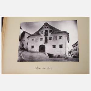 Reiseerinnerungen 1901 Engadin/Graubünden/St. Gallen/Zürich