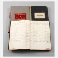 Drei historische Geschäftsbücher Plauener Spitze111