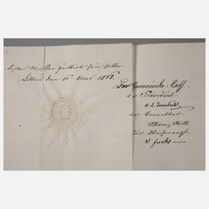 Konvolut historische Dokumente Littau (Schweiz)