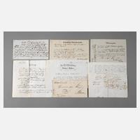 Konvolut historische Dokumente Littau (Schweiz)111