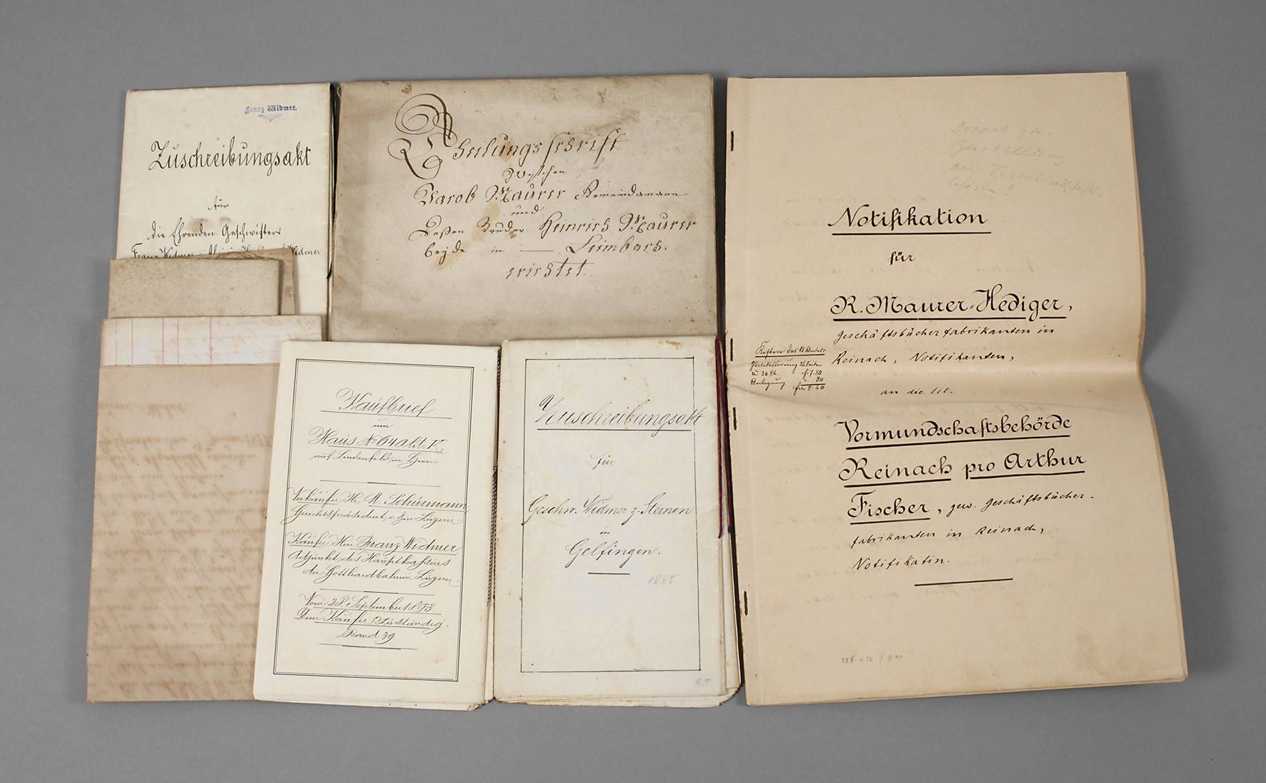 Konvolut historische Dokumente Schweiz