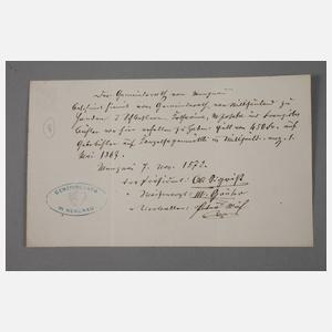 Konvolut historische Dokumente Menznau (Schweiz)