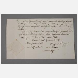 Konvolut historische Dokumente Menznau (Schweiz)