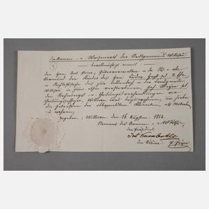 Konvolut historische Dokumente Willisau (Schweiz)