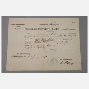 Konvolut historische Dokumente Kanton Luzern