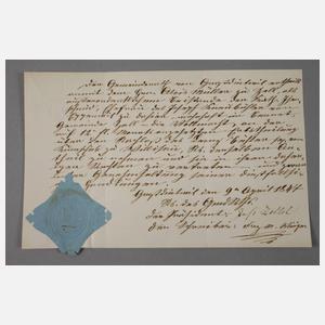 Konvolut historische Dokumente Kanton Luzern