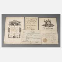 Konvolut historische Dokumente Luzern111