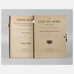 Zwei Tafelbände Möbelgeschichte Frankreich