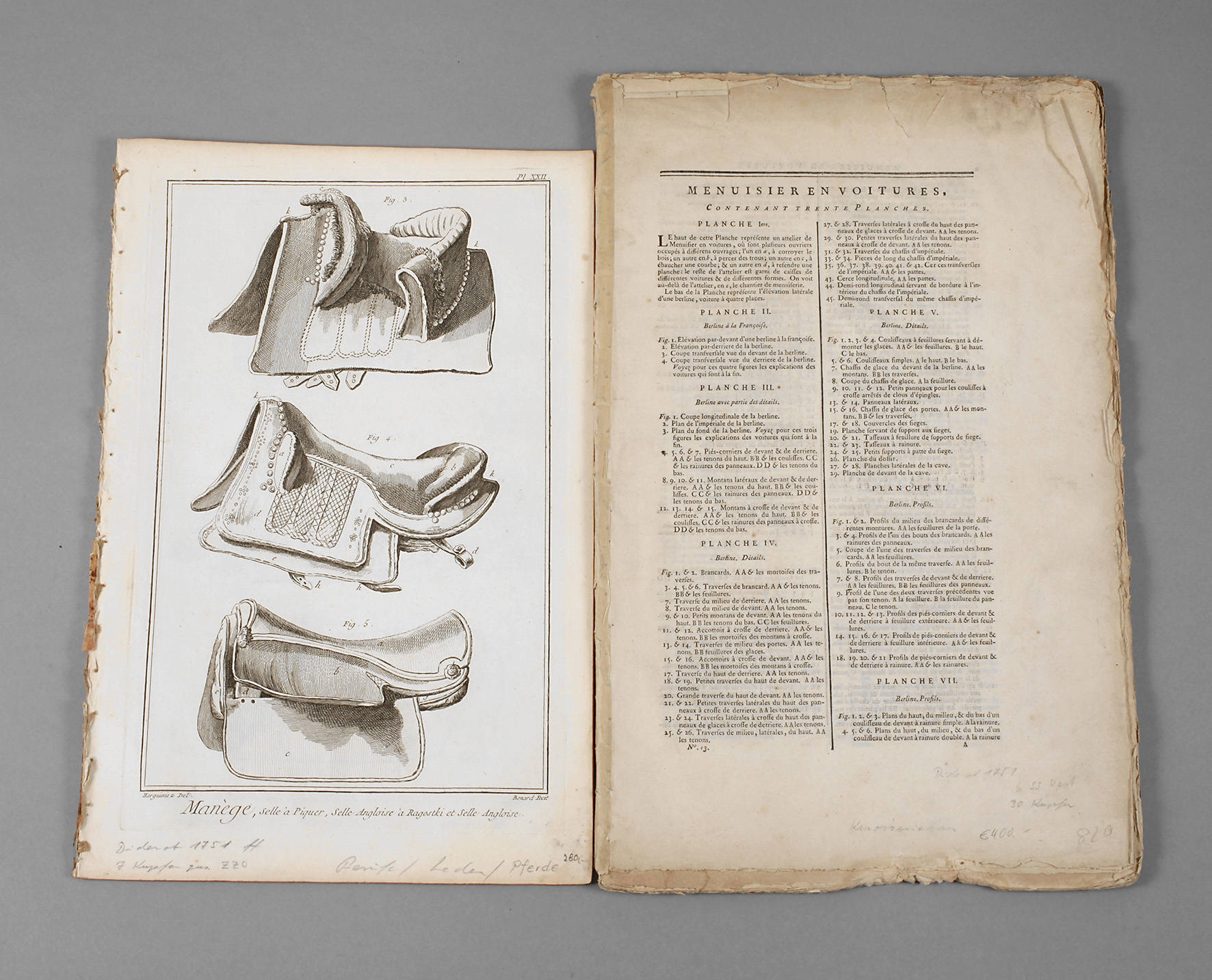 Menuisier en Voitures und Manège