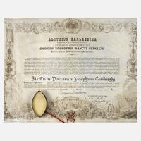 Urkunde Vatikan 1929111