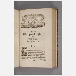 Bremisches Münz-Cabinet 1772