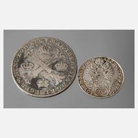 Zwei Münzen Habsburg111