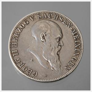 5 Mark Sachsen-Meiningen Silber