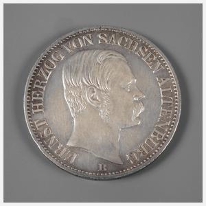 Vereinstaler Sachsen-Altenburg 1869