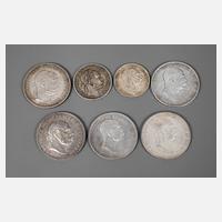 Konvolut Silbermünzen Österreich-Ungarn111