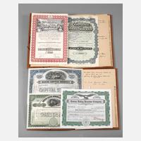 Zwei Mappen Alte Aktien111