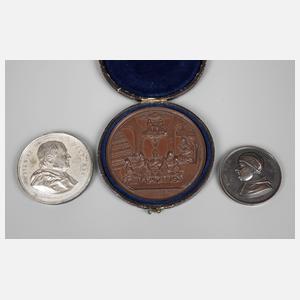 Konvolut Papst-Medaillen 19. Jh.