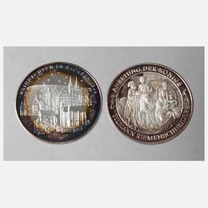 Zwei Medaillen Weihnachten in Sachsen