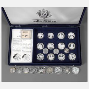 Konvolut Silbermünzen/Prägungen