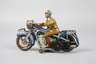 Arnold Motorrad mit Funkenbeleuchtung