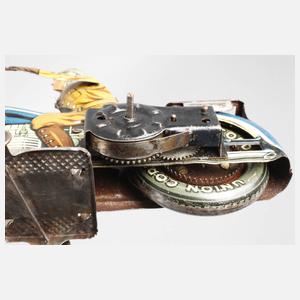 Arnold Motorrad mit Funkenbeleuchtung