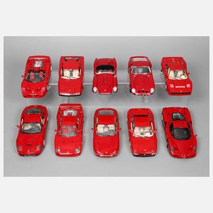 Burago Sammlung Ferrari-Modellautos