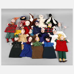 Großes Konvolut Dresdner Künstlerpuppen