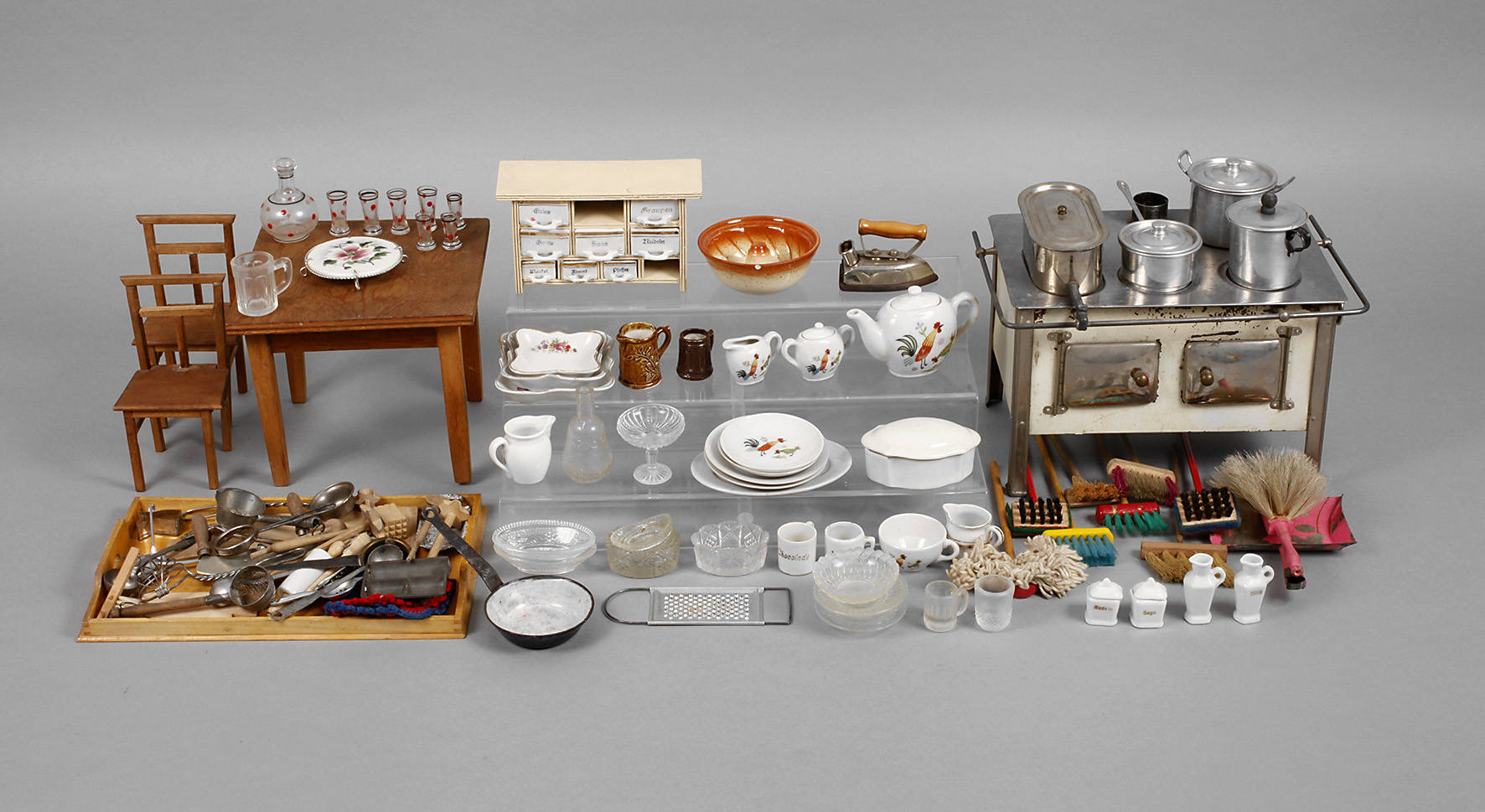 Konvolut Puppenküchen-Zubehör