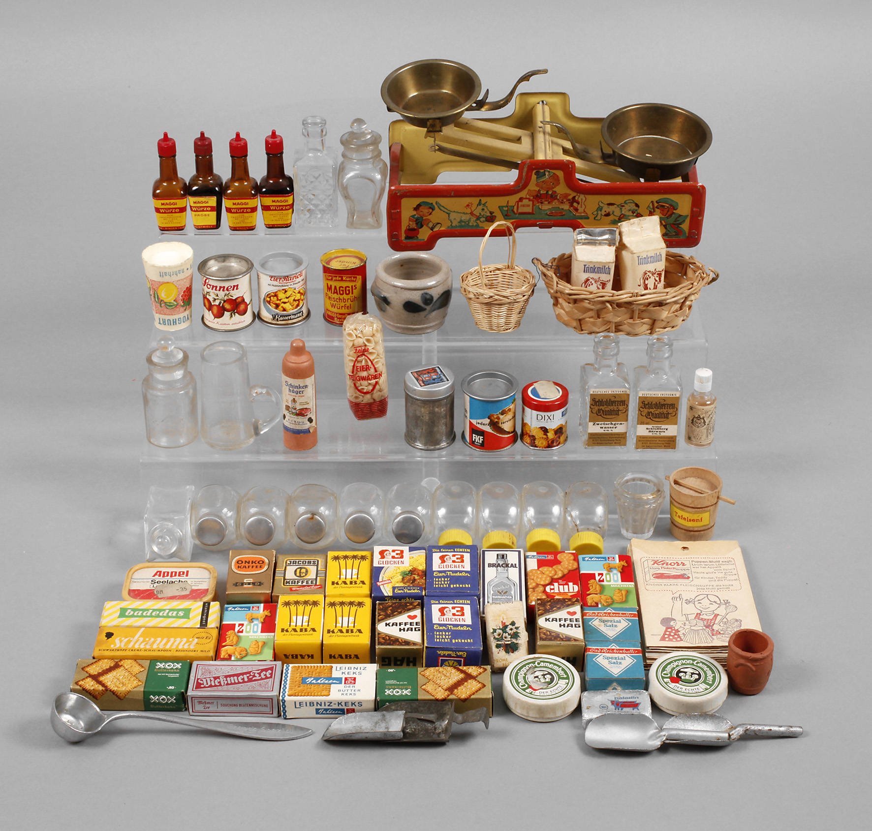 Konvolut Kaufmannsladen-Zubehör