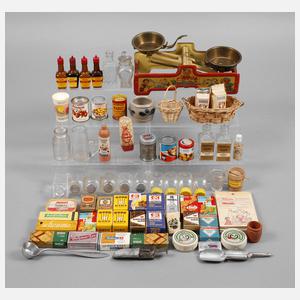 Konvolut Kaufmannsladen-Zubehör