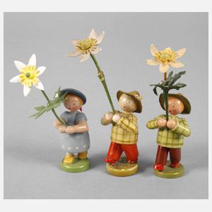 Konvolut Blumenkinder Erzgebirge